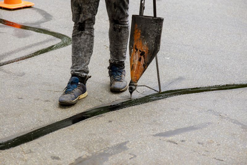 Fresh Asphalt Sealings